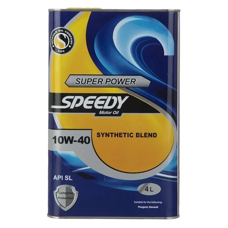 روغن موتور اسپیدی مدل Super Power 10W-40 حجم 4 لیتر