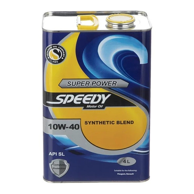 روغن موتور اسپیدی مدل Super Power 10W-40 حجم 4 لیتر