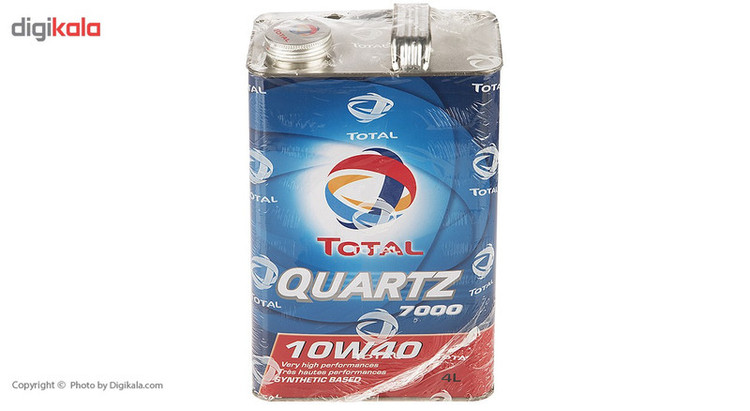روغن موتور خودرو توتال مدل Quartz 7000 حجم 4 لیتر(پس کرایه)