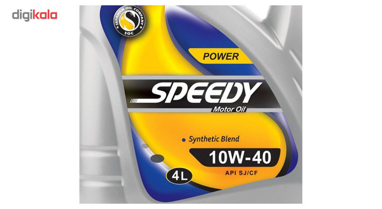 روغن موتور خودرو اسپیدی مدل Power 10W-40 حجم 4 لیتر